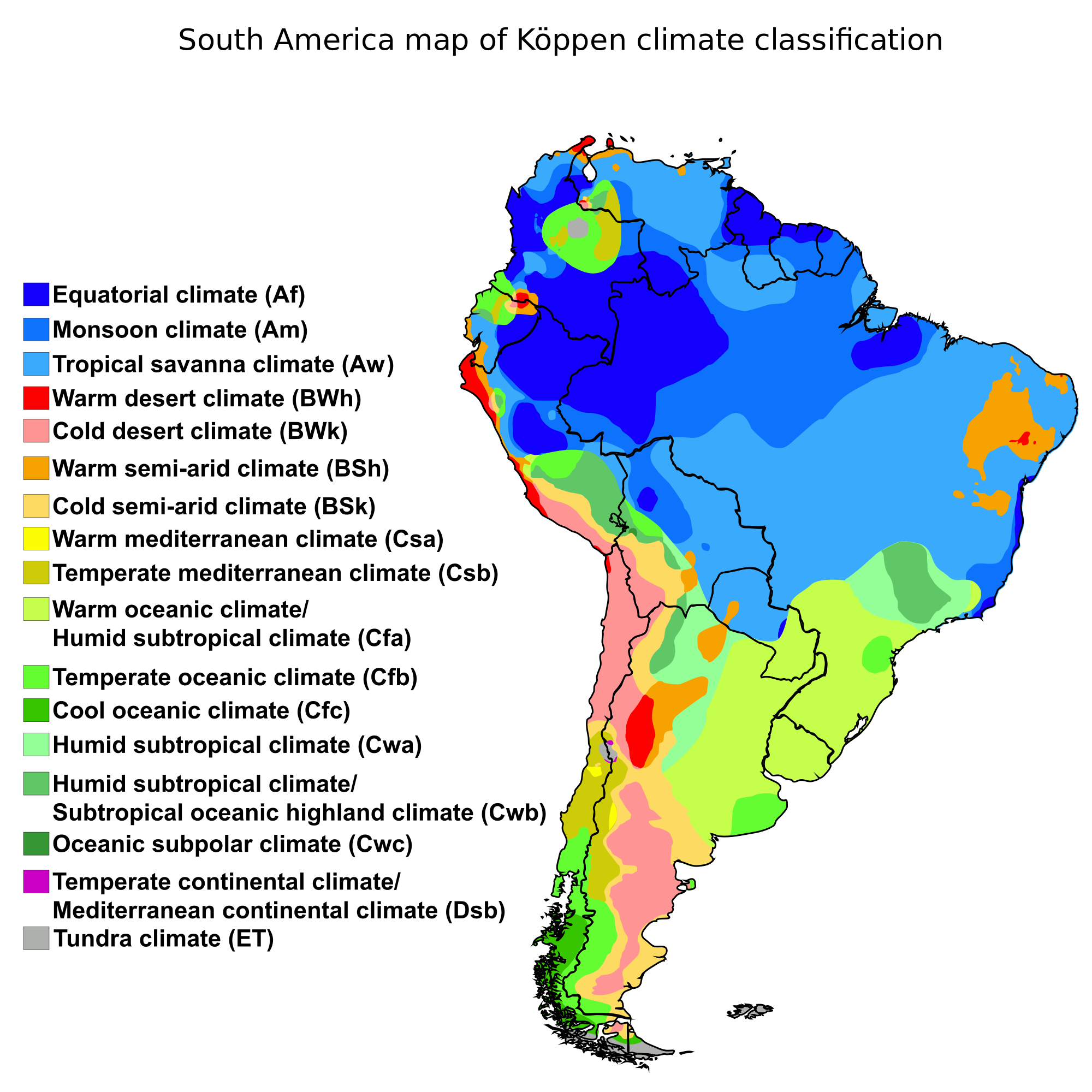 Climas Da América Do Sul - MODISEDU